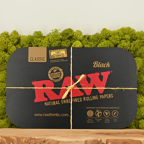 RAW Black Rolling Tray Cover Mat