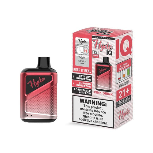 Hyde IQ 5% Nicotine 5000 Puffs Pink Drink