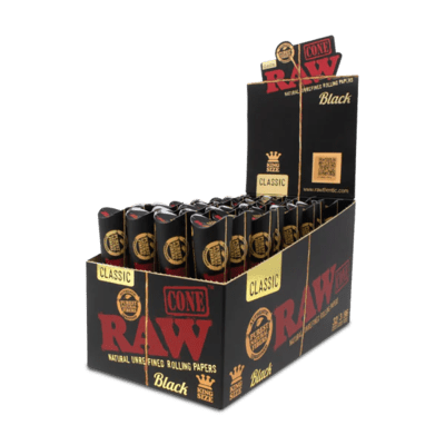 Raw Black Classic Cones King Sized