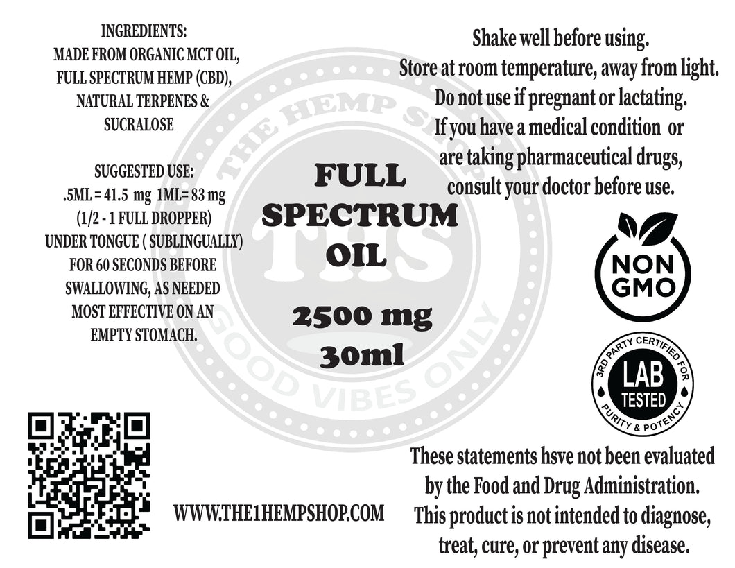 2500 Full Spectrum Oil