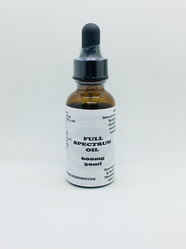 600mg Full Spectrum Oil