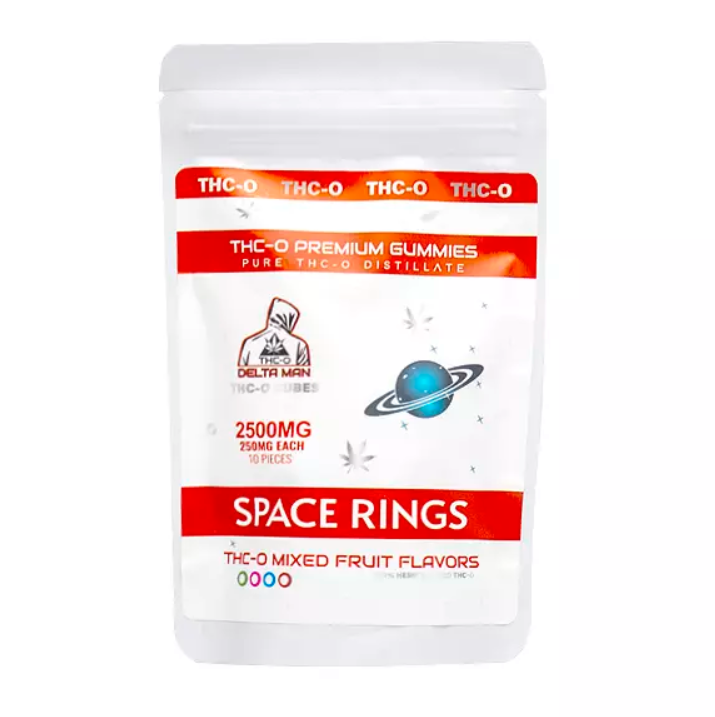 Delta Man THC-O Space Rings | 2500mg