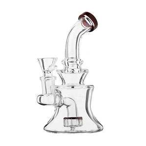 Compact Shower Head Percolator Water Pipe 6" - 14mm - Mix Colors