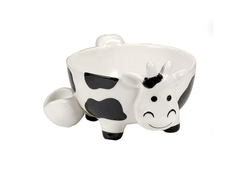 Roast & Toast Ceramic Cow Bowl