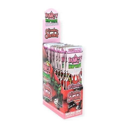Juicy Terp Enhanced Hemp Wraps - Various Flavors - 2 Wraps Per Pack