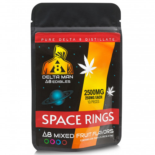 Delta Man Delta-8 THC Space Rings | 2500mg